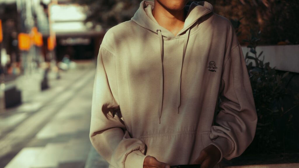 Photo Cropped hoodie